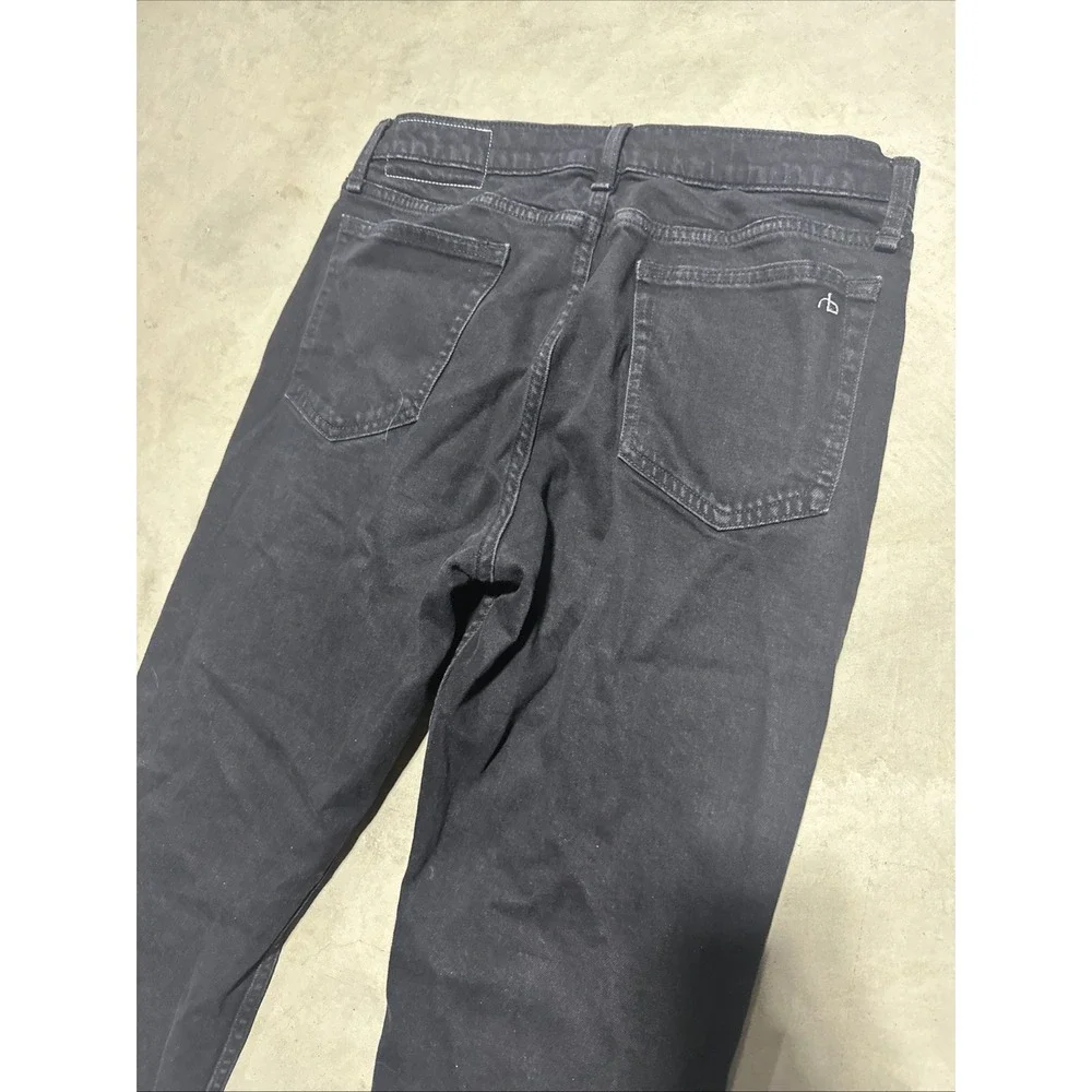 Rag & Bone Jeans Fit 2 Slim Men's SZ 32x31 Black Cotton Spandex MSRP $195 Denim